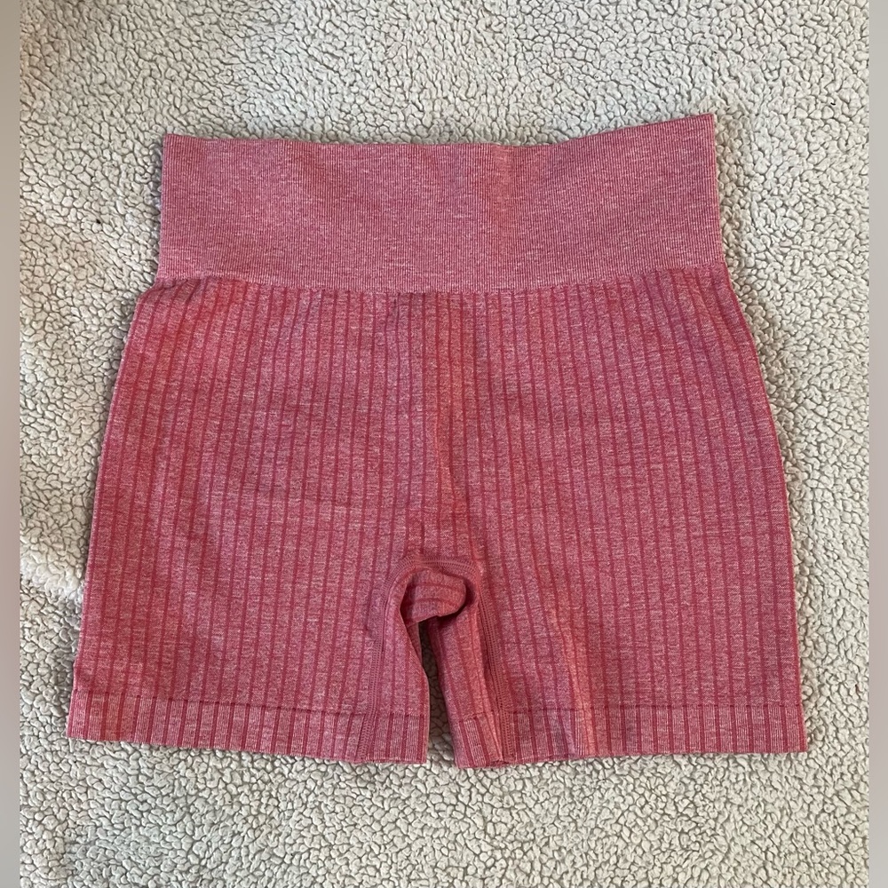 Pink biker shorts